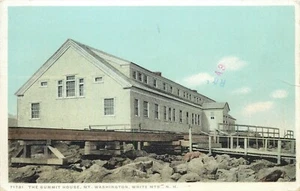 Summit House Mt Washington White Mts. Postal de New Hampshire pm 1981 - Imagen 1 de 2