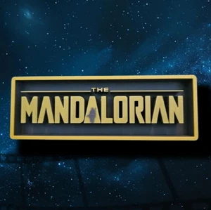 Mandalorian logo insegna 16cm Nerd cult collezione Star Wars Mando Grogu Beskar - Imagen 1 de 2