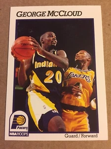 1991 NBA Hoops- #373 George McCloud- Indiana Pacers- MINT - Picture 1 of 2