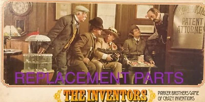 Piezas de juego de mesa: THE INVENTORS, Parker Brothers, 1974, piezas de repuesto Foto 1 de 2