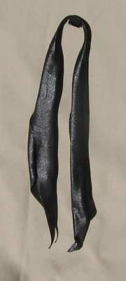 Bufanda corbata western negro metálico cojo cuadrado baile vaquero apache NUEVO brillante DJ Foto 1 de 2