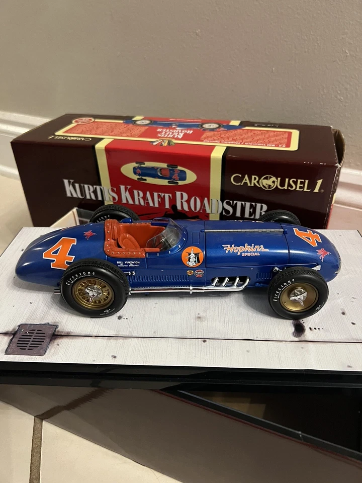 Carousel 1 Bill Vukovich 1955 Indy 500 Kurtis Roadster - Image 1 of 1