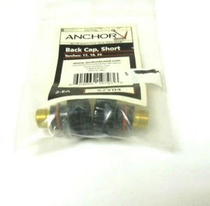ANCHOR BRAND 100-57Y04 Back Cap Short TIG torch replacement (2 PACK ) < MVF19NW - Picture 1 of 2