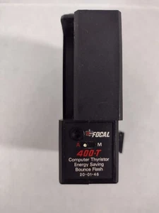 Unidad de flash electrónico de rebote tiristor de computadora Focal 400-T de colección como está  - Imagen 1 de 6