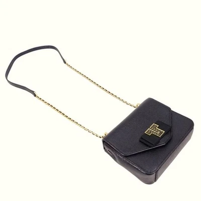 Bolso Bandolera Tory Burch T Cinta Negro PVC Usado Japón Foto 1 de 4