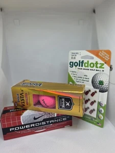 New Nike Precision & Volvik Golf Balls NIP Plus Golfdotz - Picture 1 of 9