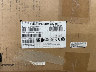 EATON 9PXEBM72RT 2U RACK/TORRE MÓDULO DE BATERIA ESTENDIDA EBM - Imagem 1 de 3