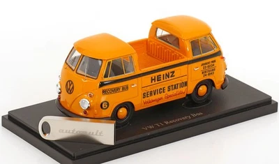 1:43 autocult VW T1 Recovery bus yellow/black