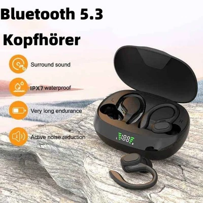 MARKENLOS MPOW Bluetooth5.3 TWS-Kopfhörer Stereo In Ear Kopfhörer Hifi-Sound mit Ohrbügel