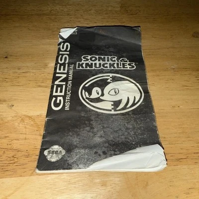 Sonic & Knuckles Instruction Manual ONLY (Sega Genesis, 1994) NO GAME - Image 1 of 4