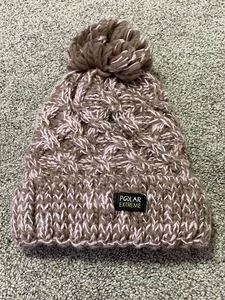 Polar Extreme Pom Pom Insulated Faux Fur Liner Winter Hat - Picture 1 of 8