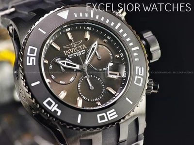 Nuevo Reloj de Buceo Invicta 52mm SAS Suizo Cronógrafo Todo Negro Combate SS 500M Foto 1 de 4