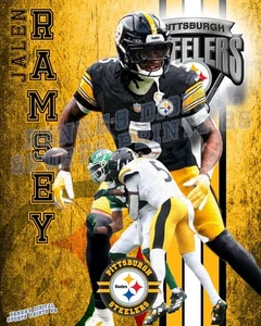 Pittsburgh Steelers Lithographie Druck von Jalen Ramsey 2025 - Bild 1 von 1