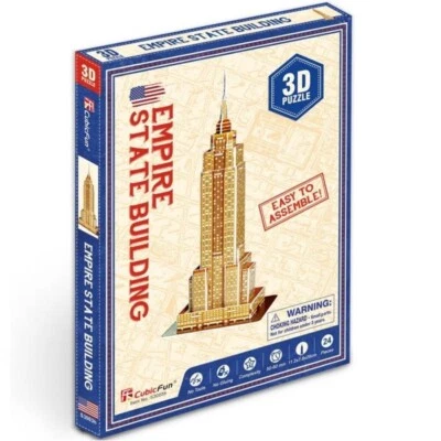 Puzzle 3D - Monumenti - EMPIRE STATE BUILDING - New York USA America CubicFun - Immagine 1 di 2