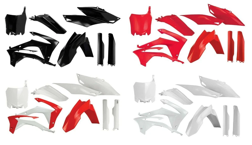 Kit completo de plástico Acerbis para Honda CRF250R 2014-2017 y CRF450R 2013-2016 Foto 1 de 1