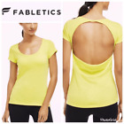 Chartreuse Fabletics performance tee. Large