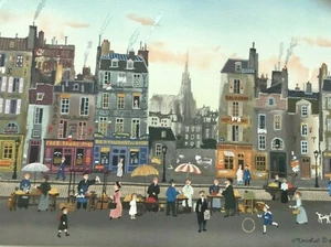 Michel Delacroi "Marchands de Quatres Saisons" ss original lithograph - Picture 1 of 3