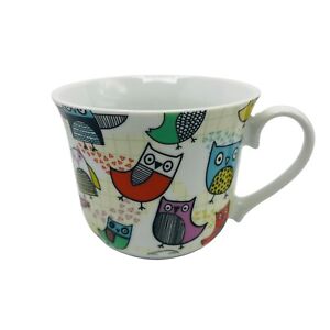OWLS By Creative Tops Ltd Owl Coffee Mug Ceramic Tea Cup Multicolor 12 Oz