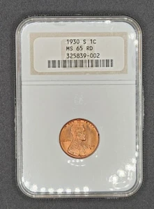 1930-S Lincoln Wheat Cent | NGC MS65RD - Picture 1 of 4