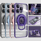 Shockproof Ring Case For iPhone 15 Pro Max 13 12 14 Pro Max Clear Magnetic Cover