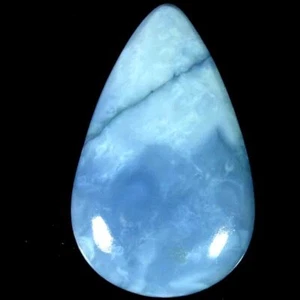41.30Cts. 25X41X6mm 100% Natural Royal Designer Blue Opal Pear Cab Gemstone - Picture 1 of 5