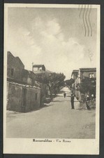 cartolina ROCCAVALDINA (Messina) - Via Roma
