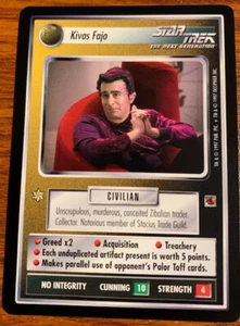 1997 Decipher Star Trek Fajo Collection Kivas Fajo Free Shipping - Picture 1 of 2