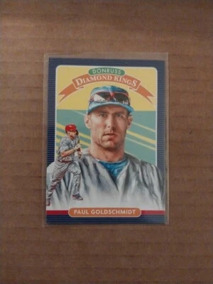 Paul Goldschmidt 2020 Panini Donruss Diamond Kings Card # 25 Cardinals - Image 1 of 2
