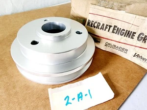 Crusader 97950 Aluminum Raw Water Pump Drive Pulley - Imagen 1 de 3