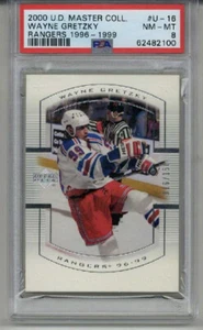 2000 Upper Deck Master Collection #U-16 Wayne Gretzky Card LE PSA 8 LOW POP 2 - Bild 1 von 2