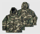 Non Stock Woodland Outdoor Parka Waterproof Camouflage Men's Hooded Jacket
