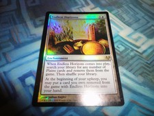 MTG Magic Foil Endless Horizons EX/LP+ Eventide (slightly miscut front)