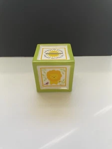 Baby’s First Coin Bank 3”x3” Würfel Gott hält seine Versprechen Keramik - Bild 1 von 8