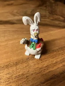 SCHLEICH Walt Disney Alice in Wonderland Figure White Rabbit Vintage 1984 RAR - Bild 1 von 5