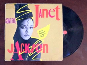 Janet Jackson: Control (Beige Cover) 1986 A&M Recrods SP-12218 Vinyl LP Single - Picture 1 of 13