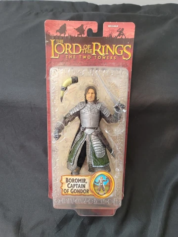 Boromir Captain of Gondor THE LORD OF THE RINGS ToyBiz Two Towers NEW Cover