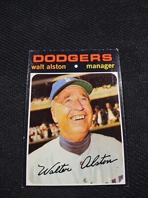 1971 Topps #567  Walt Alston Los Angeles Dodgers HOF⚾⚾💥 VG-EX  - Image 1 of 2
