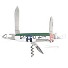 A multifunctional pocket knife with a unique military design of the P-51 Mustang
