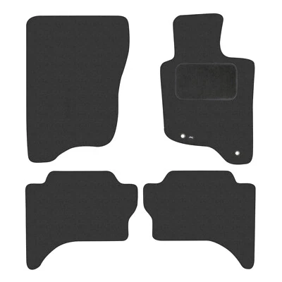 Juego de 4 alfombrillas coche totalmente a medida para Mitsubishi L200 MK5 2016+ Foto 1 de 4