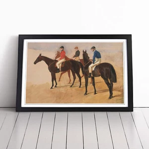 Póster fotográfico enmarcado impresión arte pared grietas Steeplchase John Frederick Herring - Imagen 1 de 7