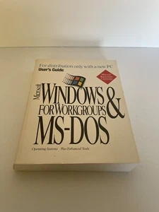 2 Microsoft Books Word & Windows MS~DOS - Picture 1 of 3
