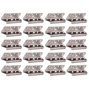 C.S. Osborne #239-S Metal Clips for Pirelli 2" Rubber Webbing - 20 Pcs. - Picture 1 of 3