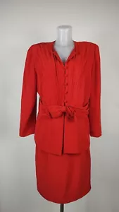 LUISA SPAGNOLI COMPLETO GONNA GIACCA DONNA TG. 50 SUITS WOMAN ITALY VINTAGE - Photo 1 sur 13
