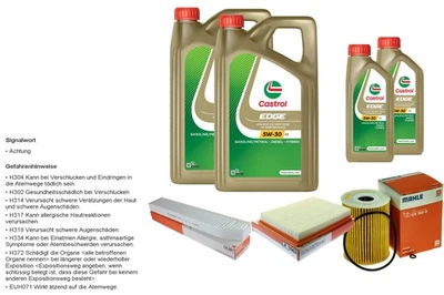 Mahle Inspección Set 12L castrol edge 5W-30 C3 para Jeep Commander 3.0 CRD - Imagen 1 de 4