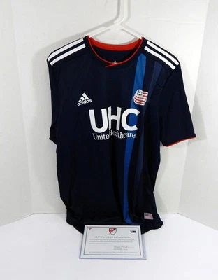 2019 New England Revolution Wilfried Zahibo #23 Game Used Signed Navy Jersey L 7 - Image 1 of 4