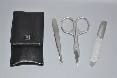 Zwilling Twinox Maniküre Nagelschere Feile Pinzette Set im Etui Fach #A5 - Bild 1 von 4