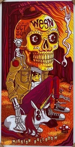 Ween Poster 2019 Denver handnummeriert #30/225, Jim Mazza 24" x 12" - Bild 1 von 10