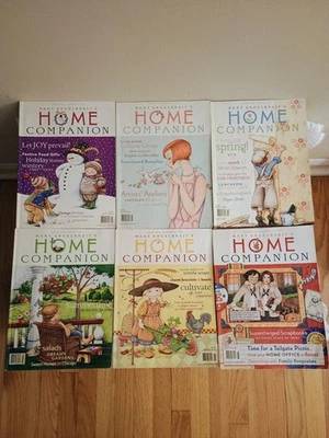 1998 COMPLETE VOLUME 2, Mary Engelbreit's Home Companion 6 Issues w/Paper Dolls - Image 1 of 4