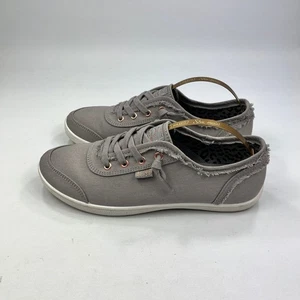 Scarpe da ginnastica Bobs By Skechers donna grigio tela memory foam UK 4 casual comode - Foto 1 di 12