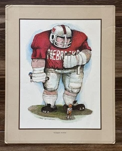 Husker Power de Gary Patterson - Impresión artística original - Fútbol de Nebraska 1977 - Imagen 1 de 9